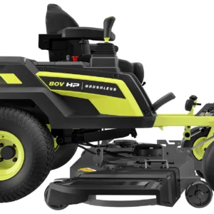 80V Max HP Lithium 54″ Brushless Electric Zero Turn Lawn Mower